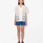 Floral Lace Detail Shirt