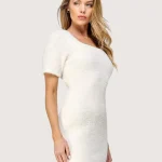 Elegant Cozy Textured Knit Dress