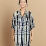 Lightweight Plaid Oversized Shirt