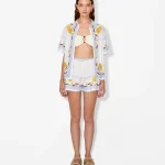 Comfortable Fruit-Print Shorts
